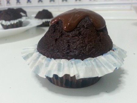 Muffins de chocolate