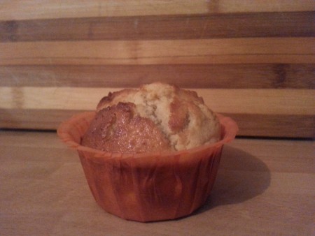 Muffins de melocotón