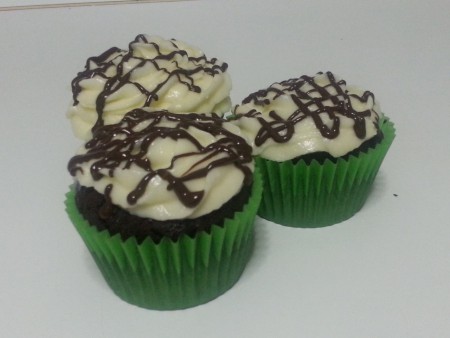 Cupcakes Guinness con chocolate