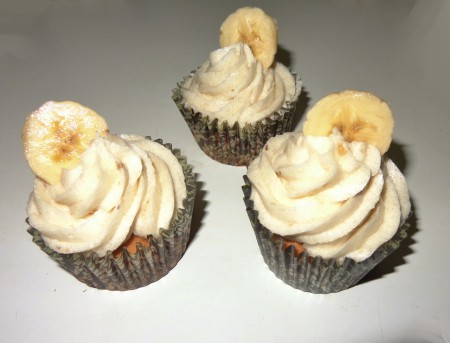 Cupcakes de Plátano